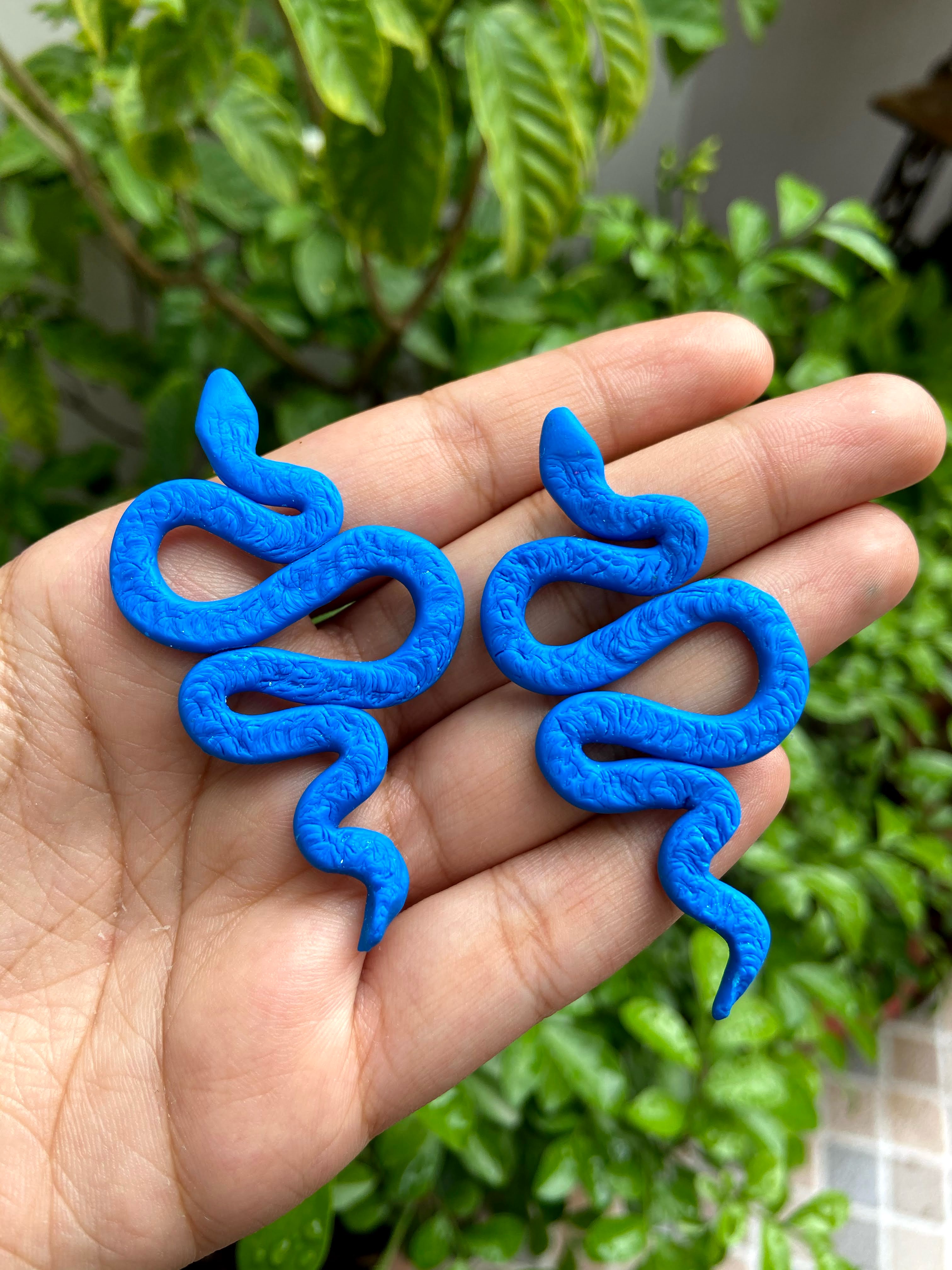 Saphira Handmade Polymer Clay Earrings 